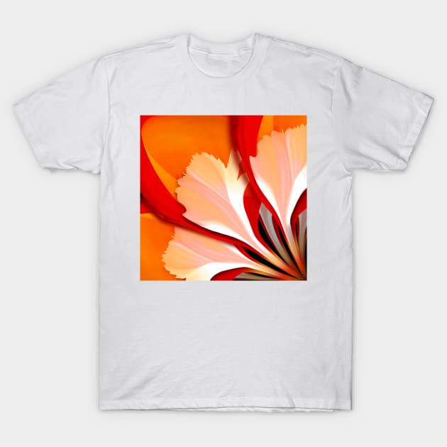 Floral Print T-Shirt by Artbymparrish